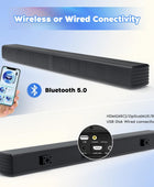 Barra de sonido, altavoces de graves para Smart TV con subwoofer dual sistema...