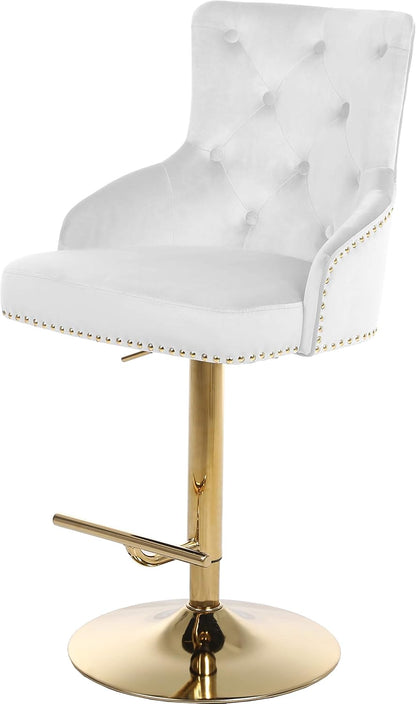 Colección Claude Modern Barra ajustable tapizada de terciopelo contemporáneo
