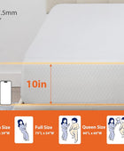Colchón Queen de 10 pulgadas, colchón de espuma viscoelástica de gel Queen para...
