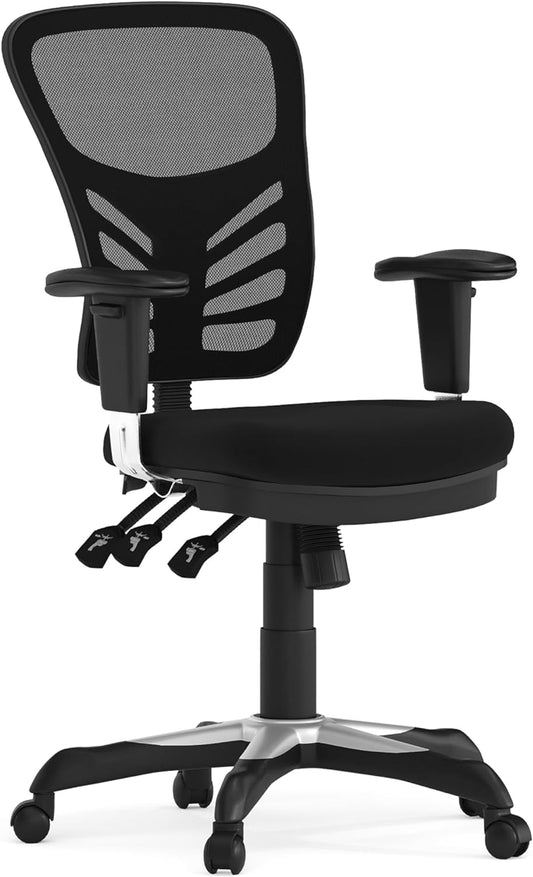 Flash Furniture Nicholas Silla giratoria de oficina y juegos, ergonómica, de...