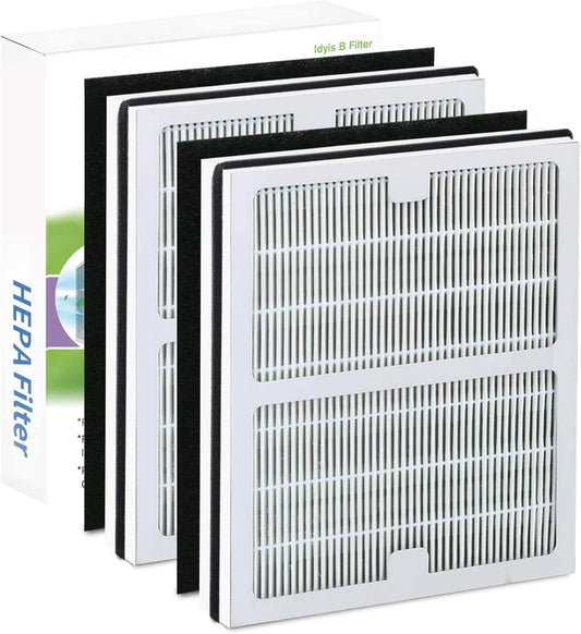 Filtros de repuesto Idylis AC-2125AC-2126 compatibles con purificador de aire...