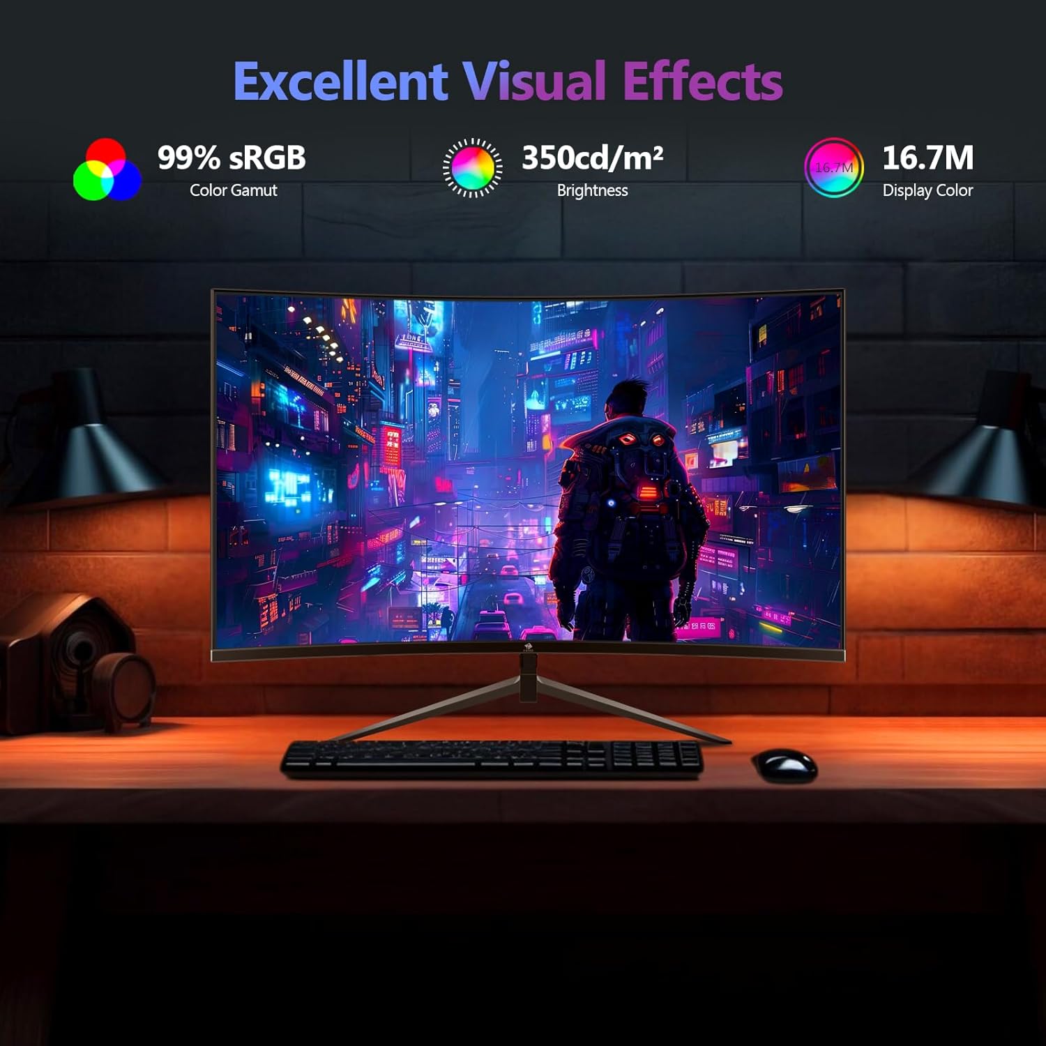Z-Edge UG27 Monitor curvo para juegos de 27 pulgadas 169 1920x1080 200Hz 1ms...