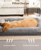 BFPETHOME Sofá cama para perros grandes, cama lavable para perros grandes con...