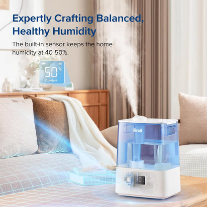 LEVOIT Classic300S Humidificador ultrasónico inteligente de llenado superior,...