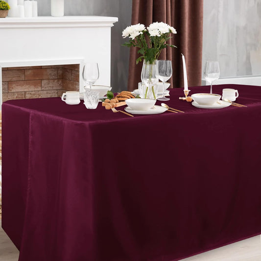 Obstal Paquete de 2 fundas de mesa ajustables para mesas de 6 pies, resistente...