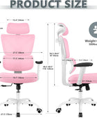 Silla de oficina ergonómica, silla de escritorio con respaldo alto, silla...