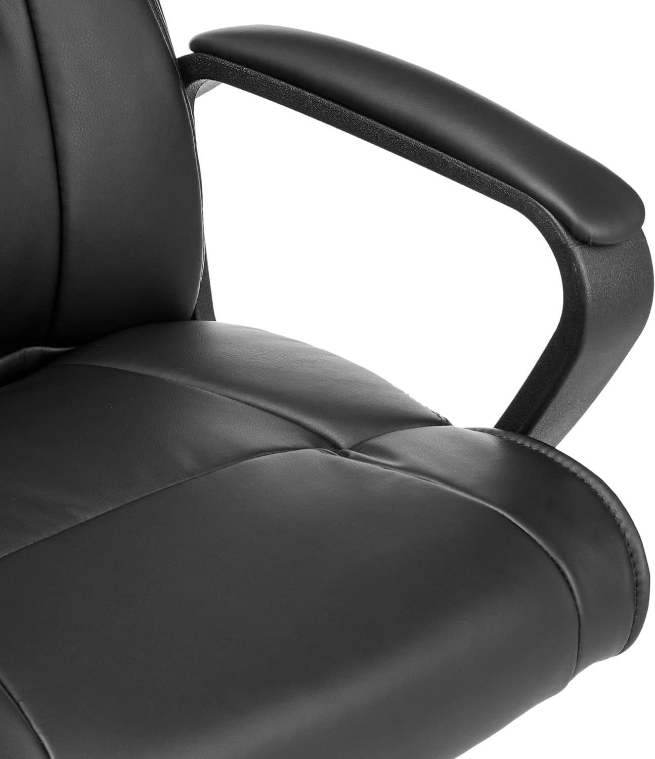 Tienda Basics Silla de escritorio para computadora de oficina con reposabrazos...