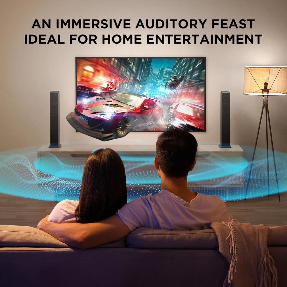 Barra de sonido de 2.2 canales y 100 W para Smart TV