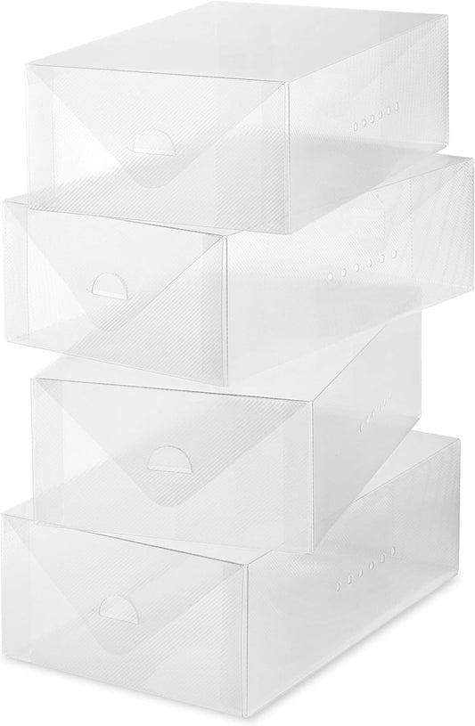 WHITMOR 6362 2691 4, cajas transparentes de zapatos Vue Collection para mujer,