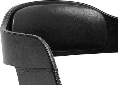 Taburete de bar ajustable giratorio contemporáneo con asiento y respaldo