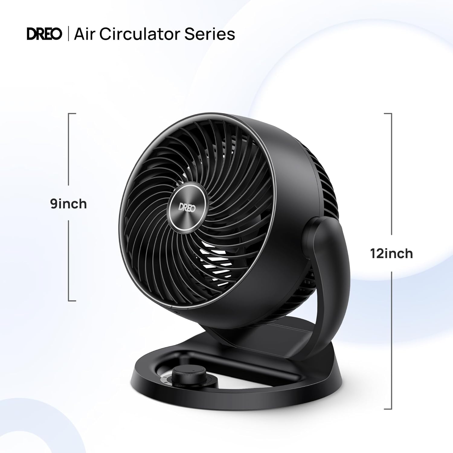 Dreo Ventilador para dormitorio, 12 pulgadas, potente flujo de aire de 70 pies,...