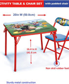 Mickey Mouse Juego de mesa y silla para niños pequeños de 24 a 48 meses,...