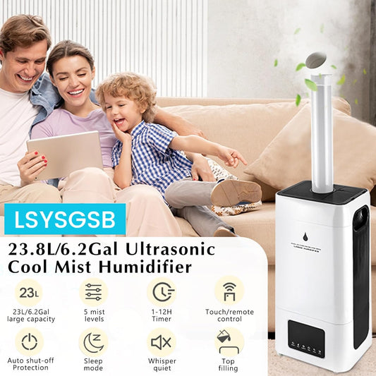 Humidificadores industriales comerciales para toda la casa, humidificador de