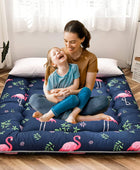 Colchón de futón japonés flamenco para dormir, cama japonesa plegable, colchón...