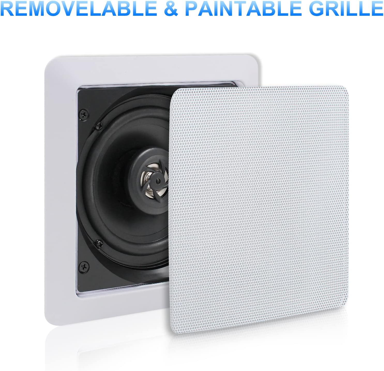 Herdio Altavoces de techo Bluetooth, 320 W, 5.25 pulgadas, montaje empotrado,...