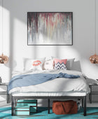 Zinus - Estructura de cama, plataforma de metal de 16 pulgadas con soporte de...