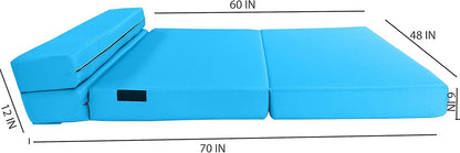 Colchón plegable portátil, camas de invitados de estudio, colchones de