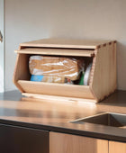 Cofres apilables de madera maciza, contenedores con tapas, caja de juguetes...