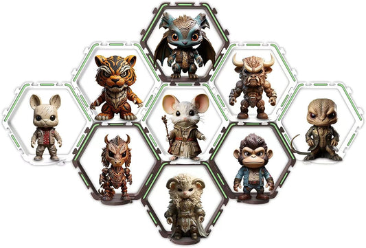 YODAR 9 estantes elevadores para figuras Funko POP, estantes flotantes para...