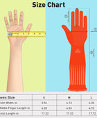 2 pares de guantes de goma de limpieza, forro polar, guantes de látex para