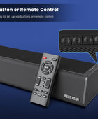 Barra de sonido, BESTISAN Barra de sonido de 50 vatios con HDMI, óptica,...