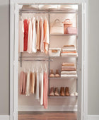 Rubbermaid Configurations - Kit de armario de lujo color titanio, 4 a 8 pies,...
