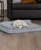 Furhaven - Cama para perro de espuma viscoelástica, estilo diván, en forma de...