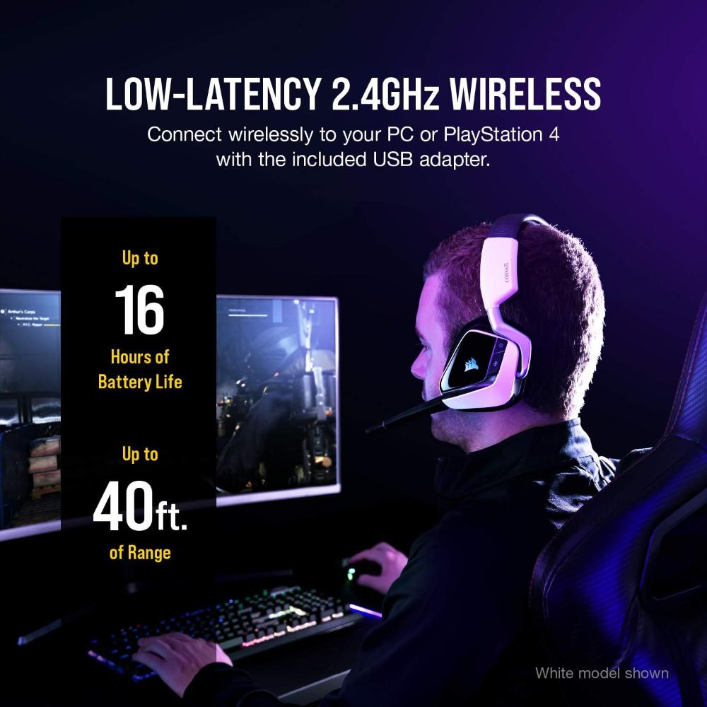 Auriculares para gamer Corsair VOID ELITE RGB Wireless