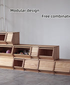 Cofres apilables de madera maciza, contenedores con tapas, caja de juguetes...