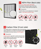Filtro purificador de aire de repuesto para Samsung de 1 año...