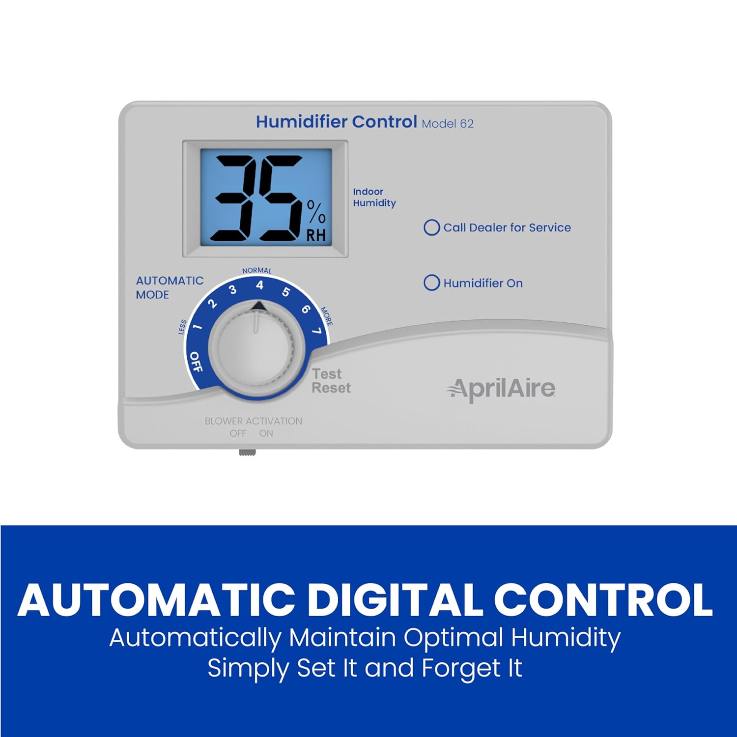 AprilAire 62 humidificadores automáticos digitales para toda la casa con sensor...