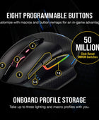 Corsair Dark Core RGB Pro, ratón óptico inalámbrico FPSMOBA para juegos con...