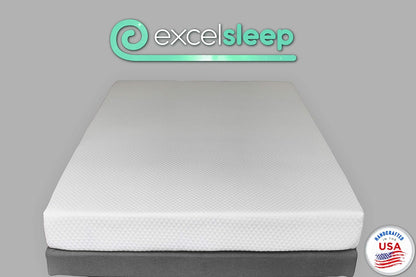 American Made Colchón de espuma viscoelástica de gel de 6 pulgadas, tacto medio