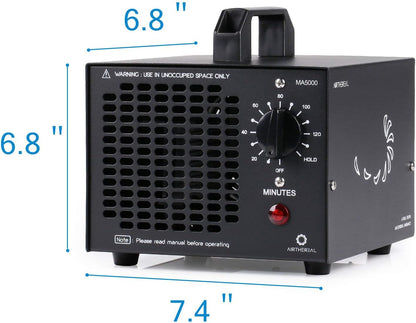 MA5000 Generador comercial de ozono 5000mgh Máquina O3 Ionizadores de aire para