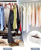 clino 4 soportes organizadores para colgar ropa para ahorrar espacio, bolsa de...