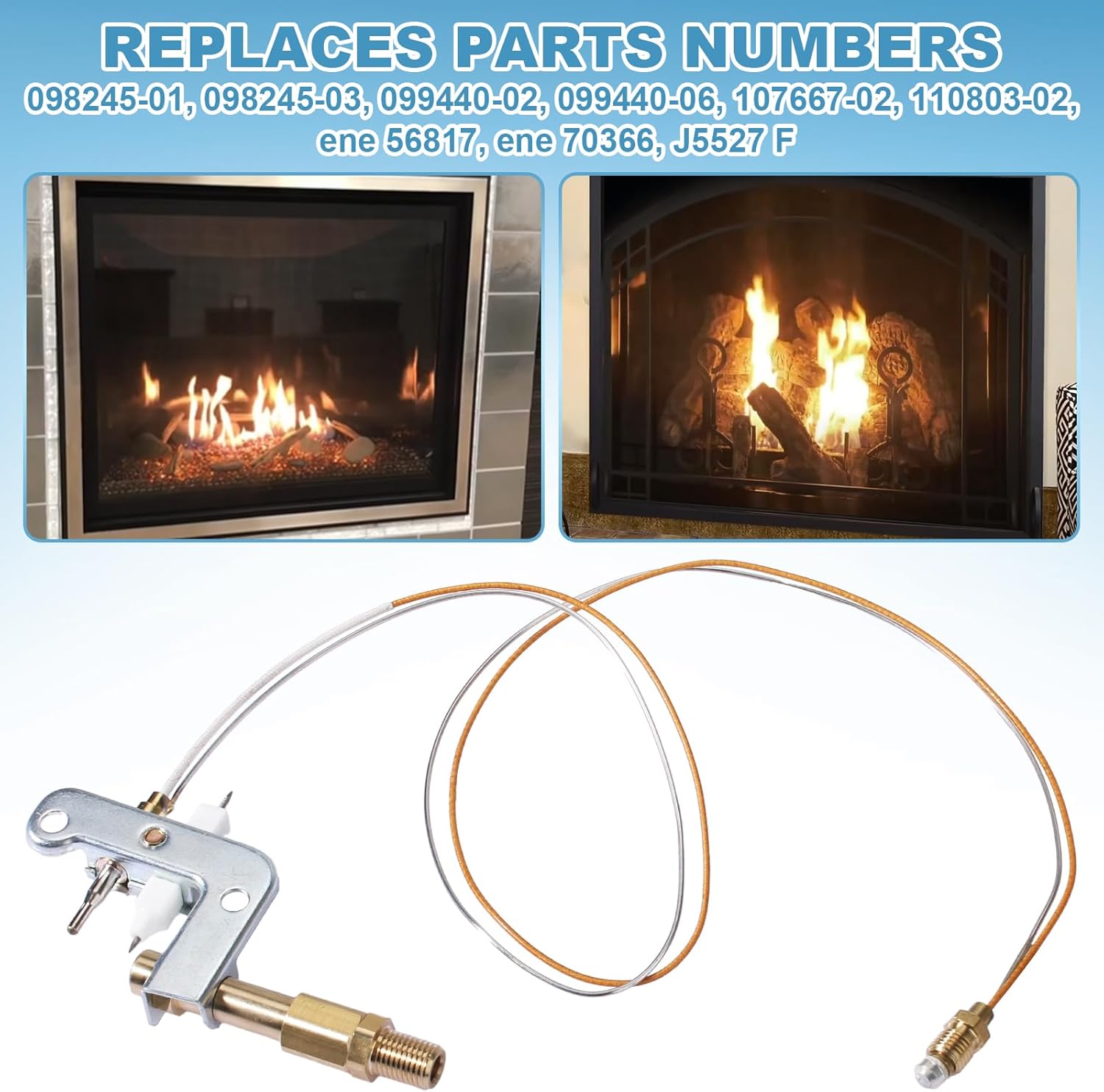 Aillsa 120630-02 Pilot ODS Gas Heater fits for DESA Glo- Warm Vent Free Propane...