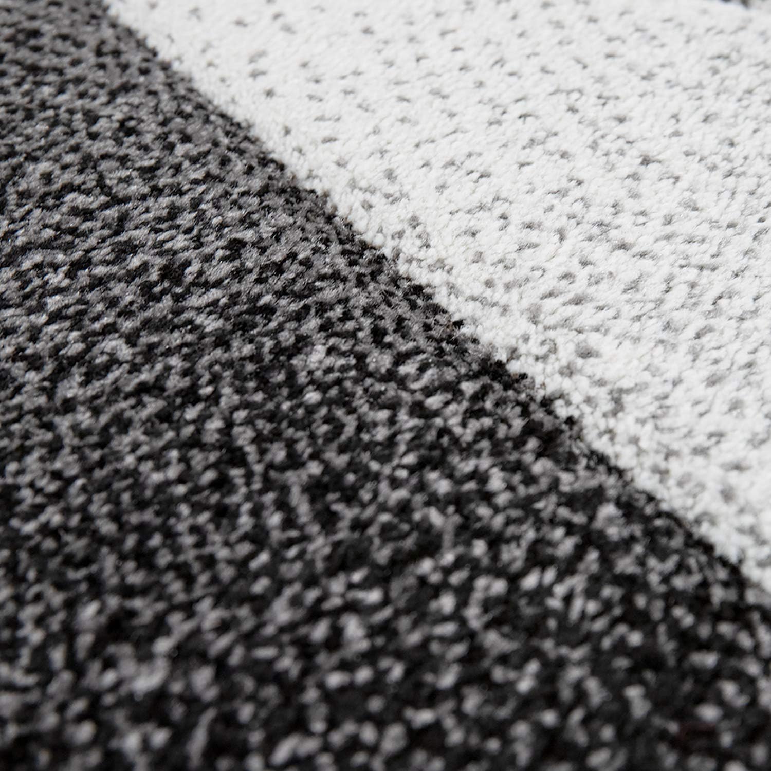 Alfombra de área moderna con borde geométrico rojo gris con corte de contorno,...