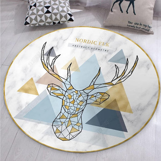 Creativity Round Rugs 80cm 100cm 120cm 140cm 160cm 180cm 200cm Circular Carpet...