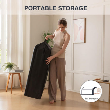 Colchón plegable, de espuma viscoelástica triple portátil de 4 pulgadas,