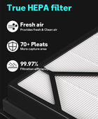 Filtro HEPA de repuesto para purificador de aire Shark 4, compatible con Shark...