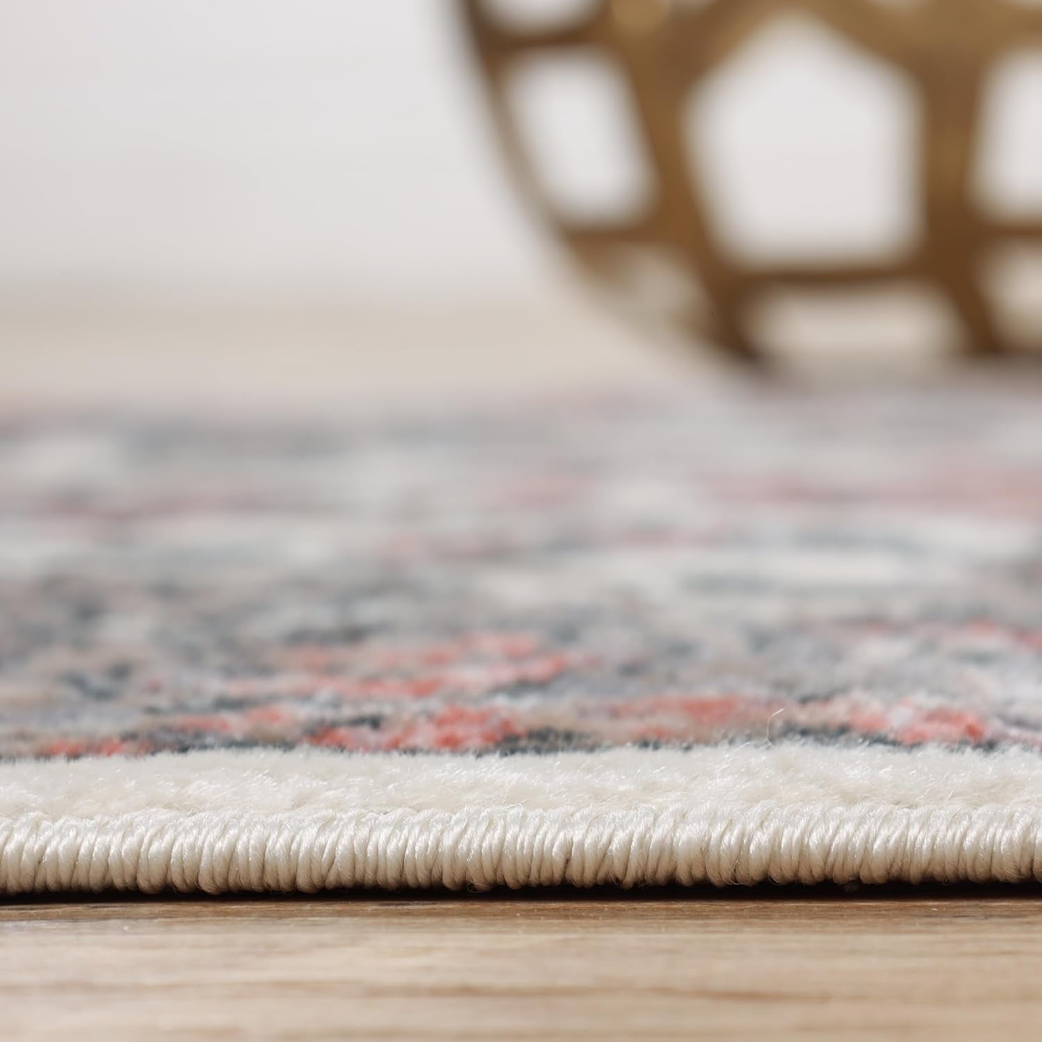 SUPERIOR Alfombra de pasillo para interiores con respaldo de yute, decoración...