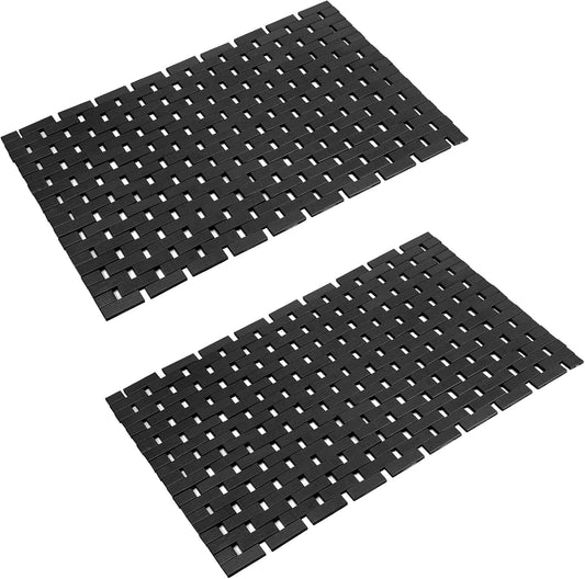 Bambo - Alfombra de baño de madera, para ducha, bañera, impermeable,...