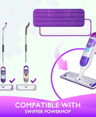 Almohadillas reutilizables para mopa eléctrica compatibles con Swiffer PowerMop...