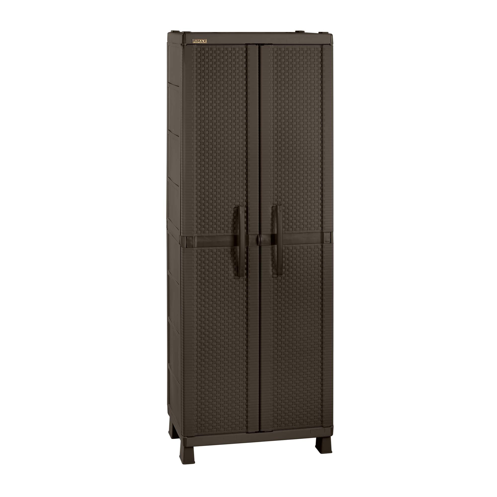Armario Grande Apariencia Rattan Wengue