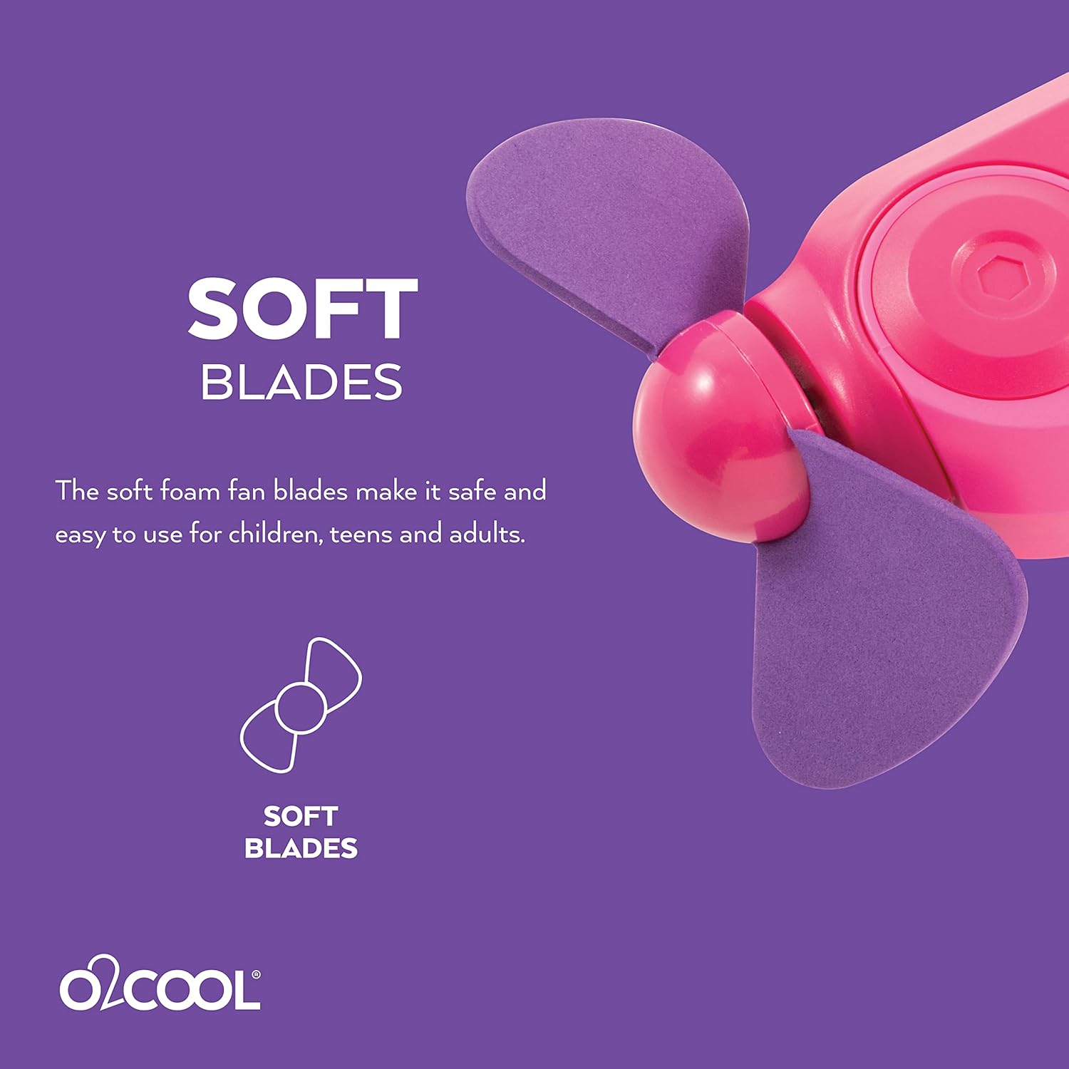 O2COOL Miniventilador personal  Accesorio portátil de refrigeración de mano a...