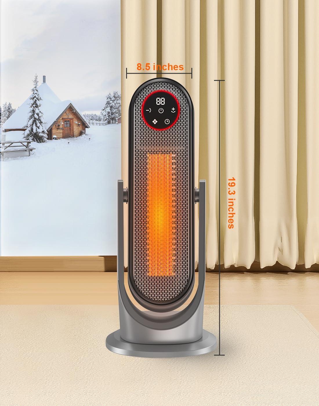 Calentador de espacio para uso en interiores, calentamiento rápido de 1500 W