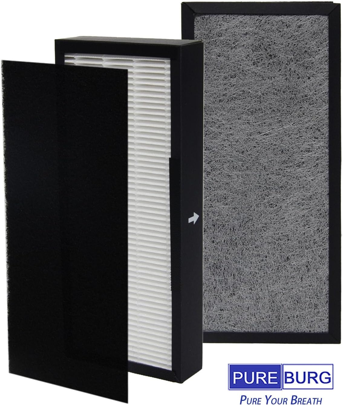 PUREBURG Filtro de repuesto compatible con purificadores de aire Alen T100...