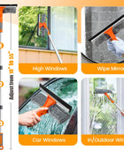 Escobilla para limpieza de ventanas Kit de herramientas de limpieza de ventanas