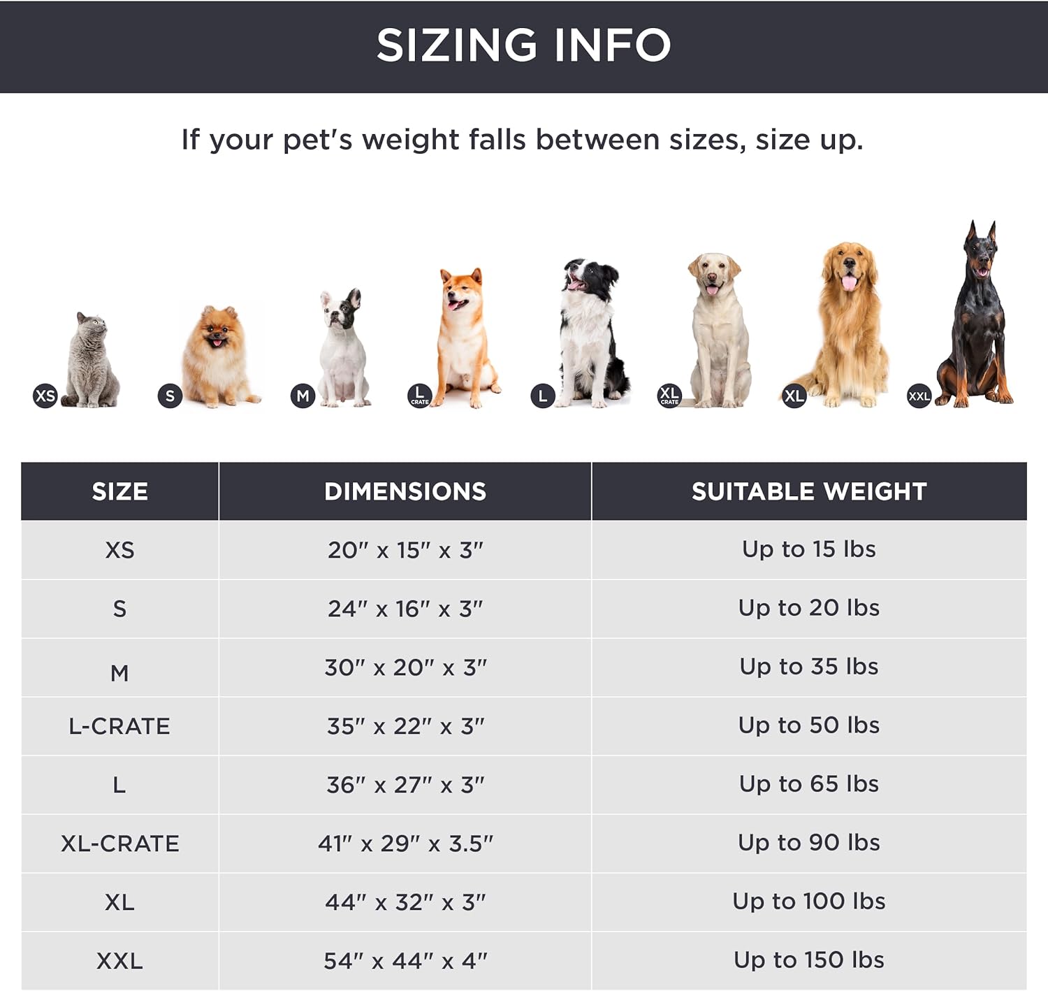 Bedsure - Cama ortopédica grande para perro grande, con funda lavable y...
