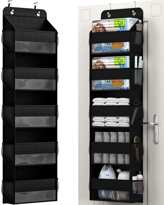 Organizador de almacenamiento sobre la puerta, organizador de baño para